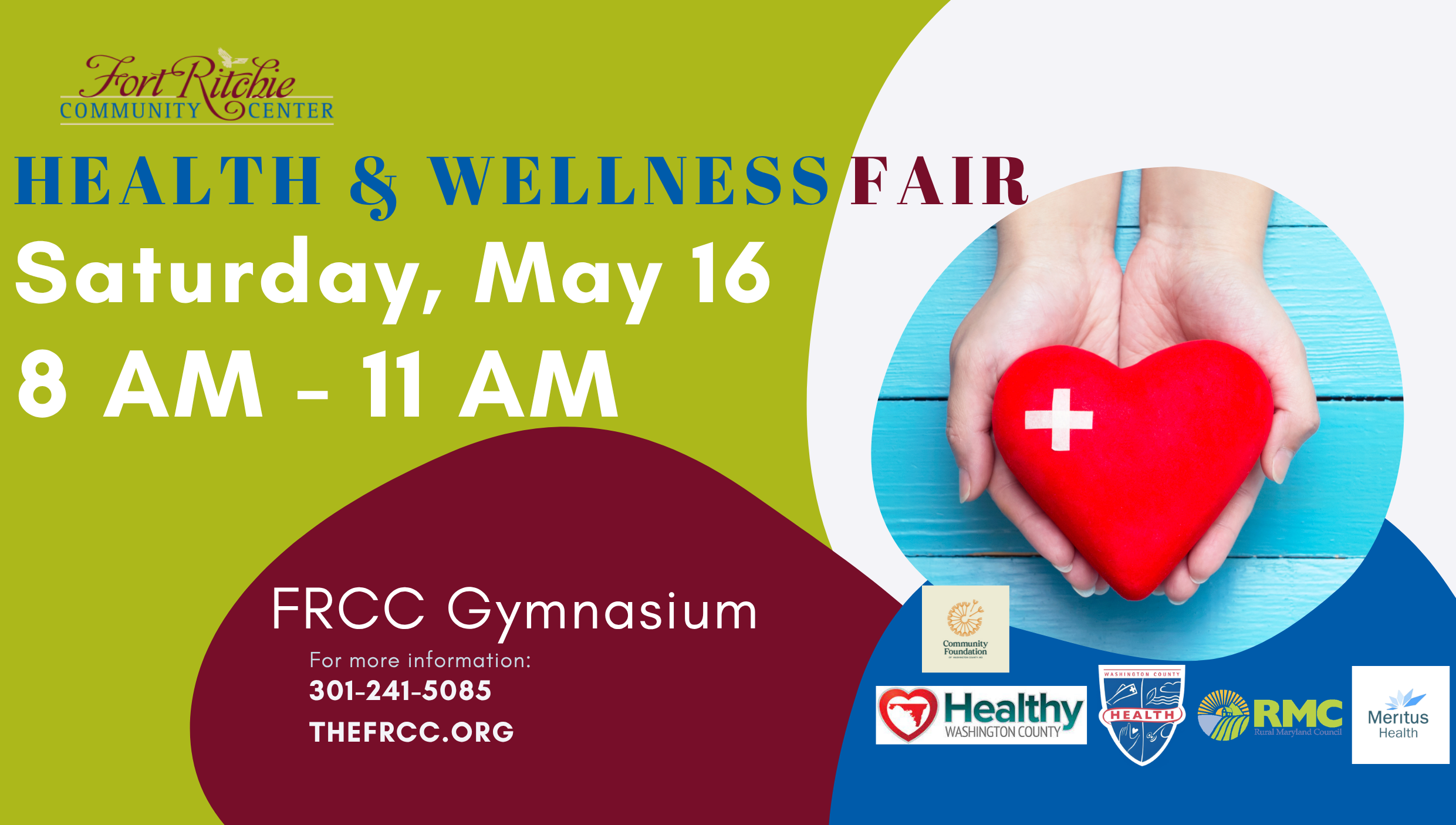 health and wellness fair at fort ritchie community center may 16